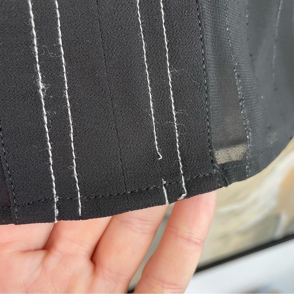 Guess Cherelle Cold Shoulder Tiered Ruffle Blouse - Picture 10 of 11